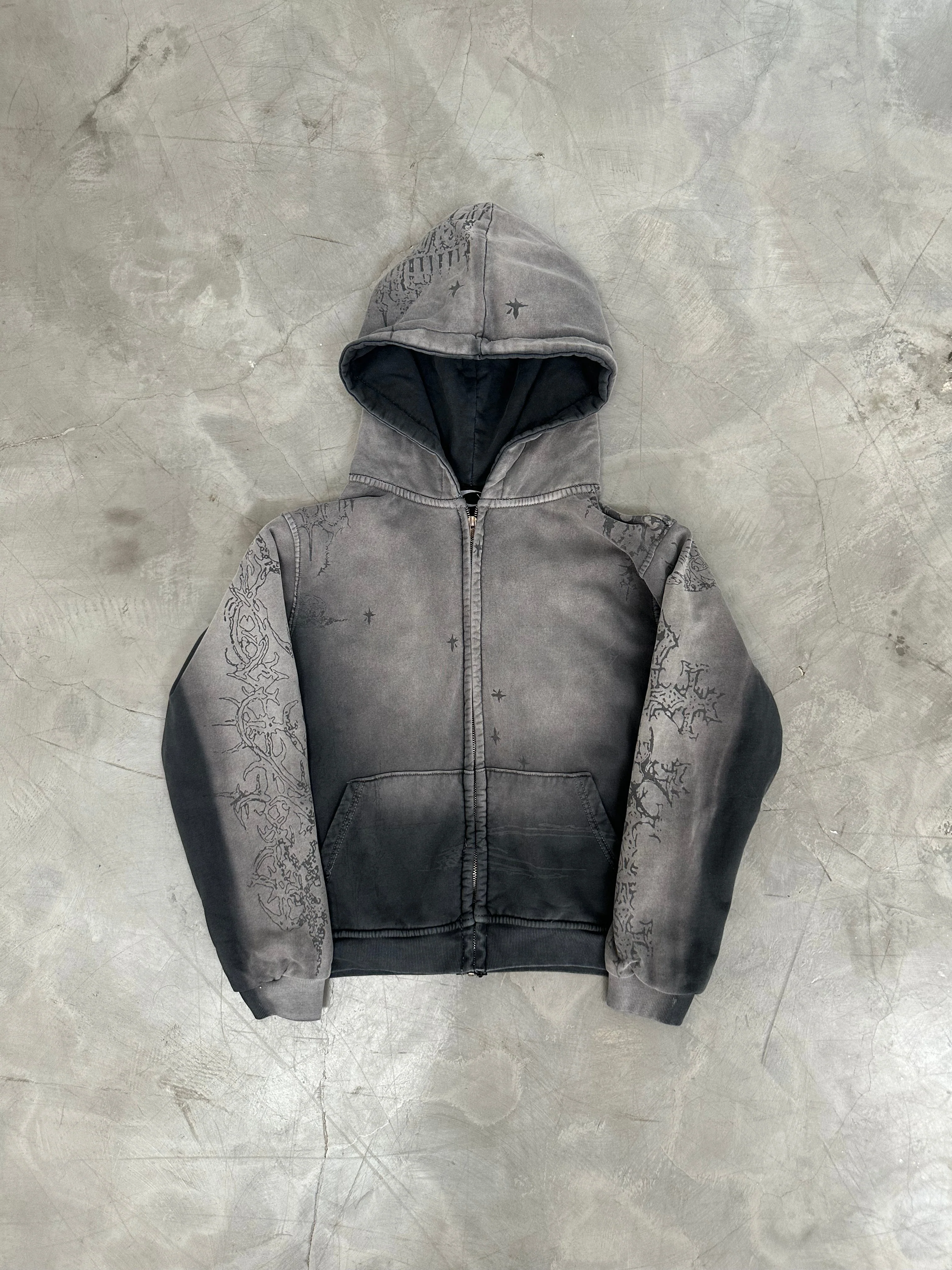 005 CHAOS DREAM WAXED HOODZIP - Image 5