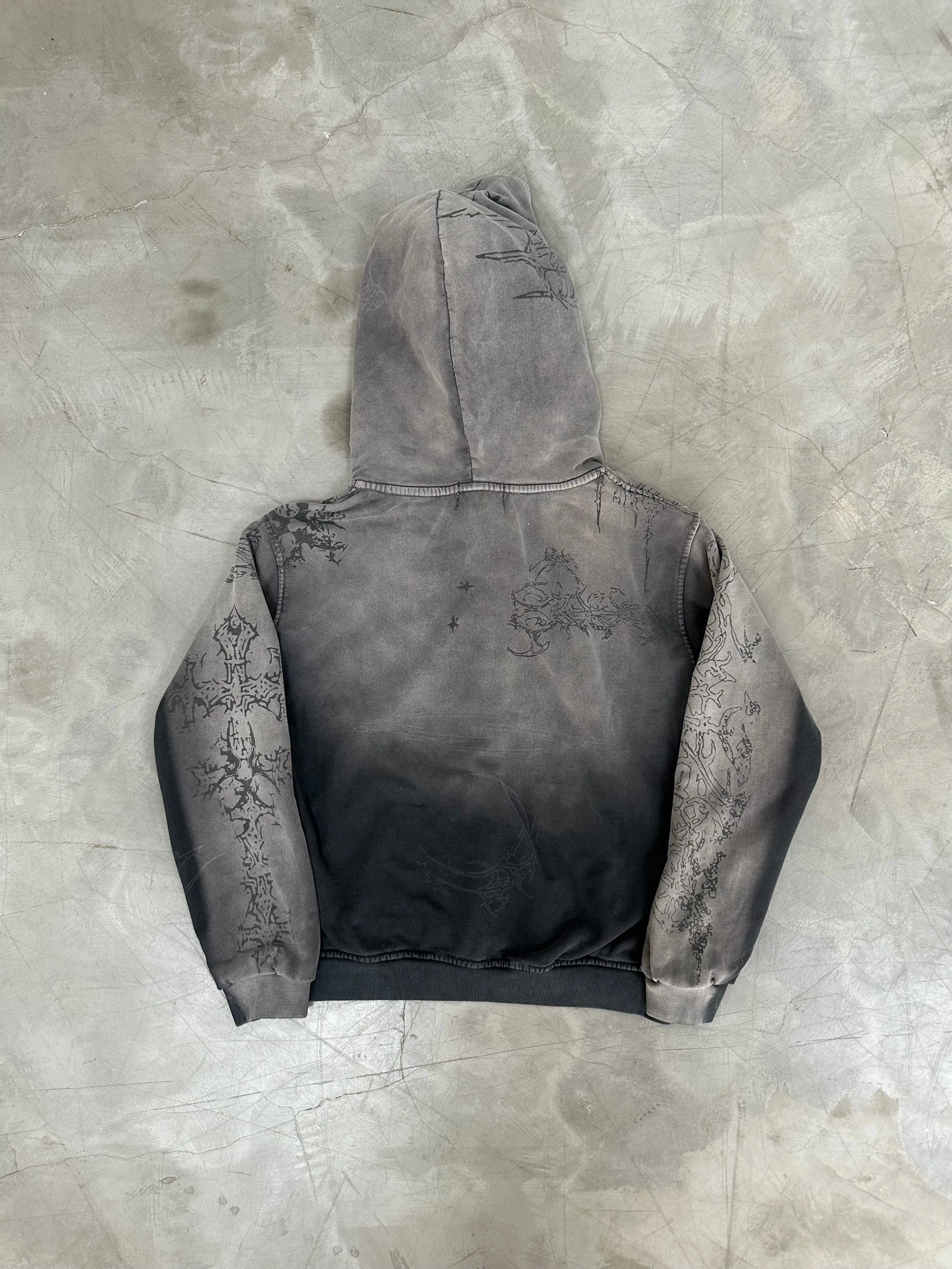 005 CHAOS DREAM WAXED HOODZIP - Image 6