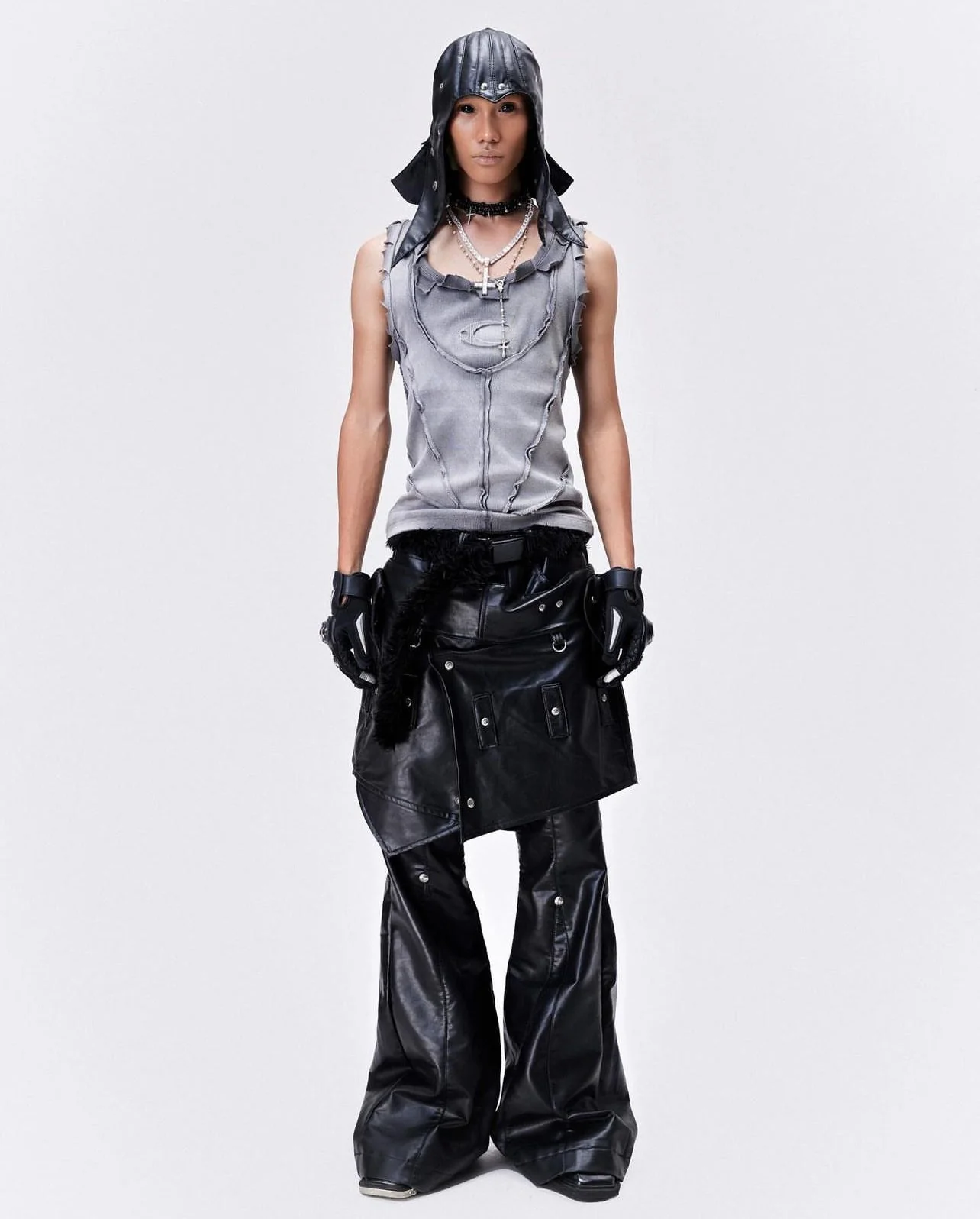 005 CHAOS DREAM WAXED TANKTOP - Image 3