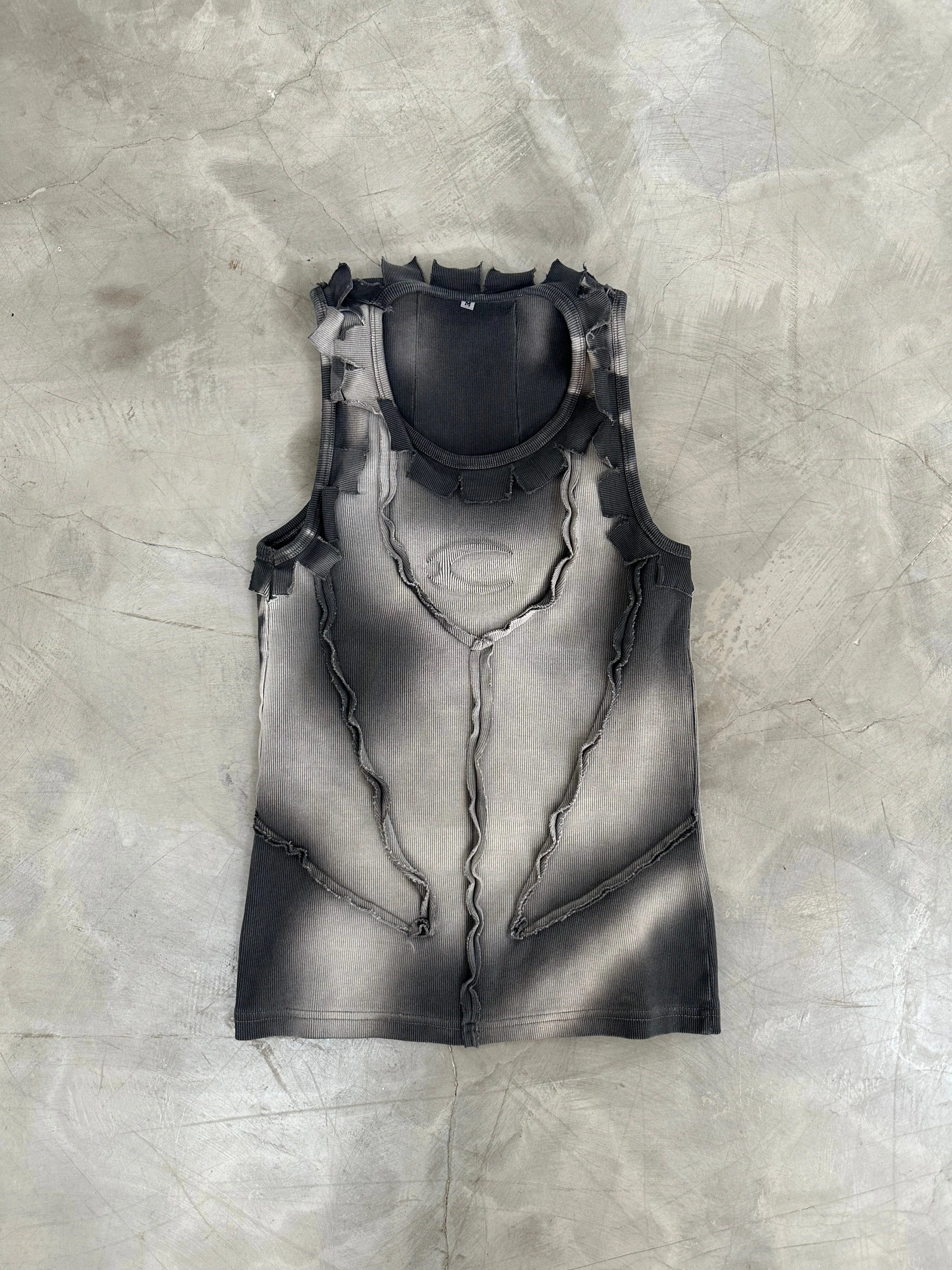 005 CHAOS DREAM WAXED TANKTOP - Image 5