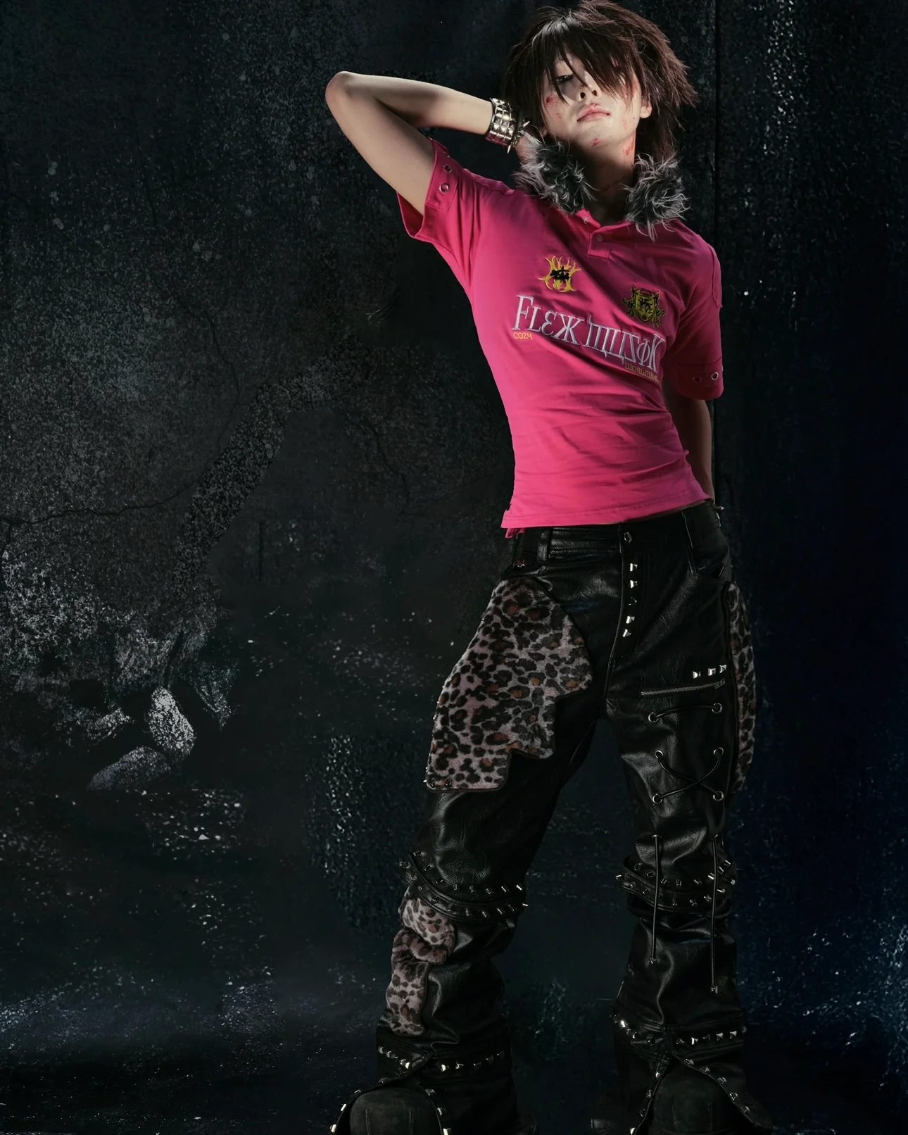 "BBY TECHBOI" FUR PINK POLO - Image 7