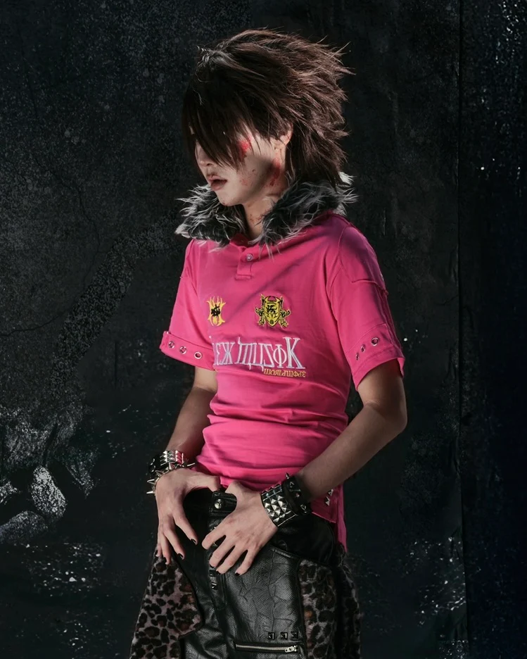 "BBY TECHBOI" FUR PINK POLO - Image 8