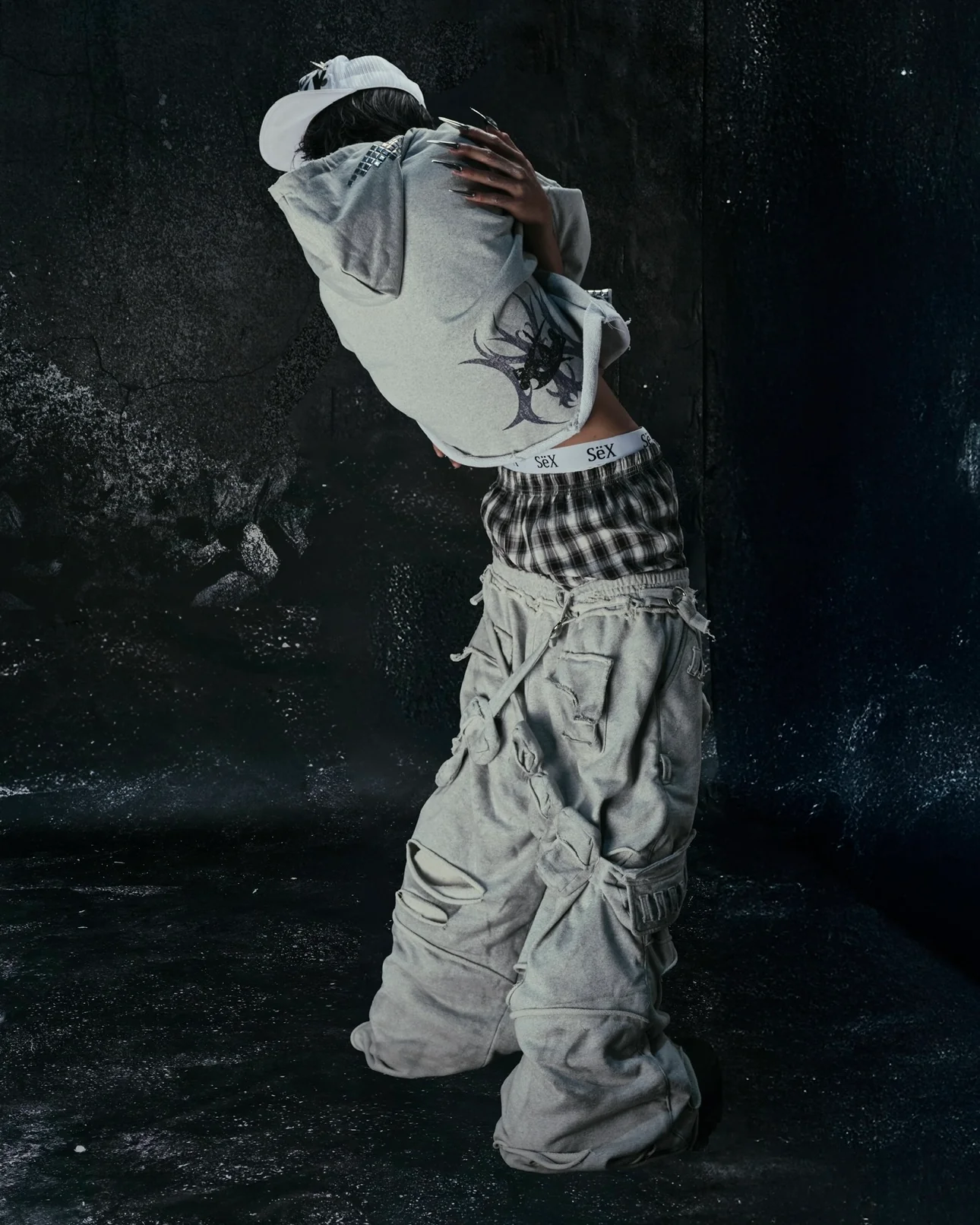 "BBY TECHBOI" MULTI POCKET SWEATPANTS - Image 5
