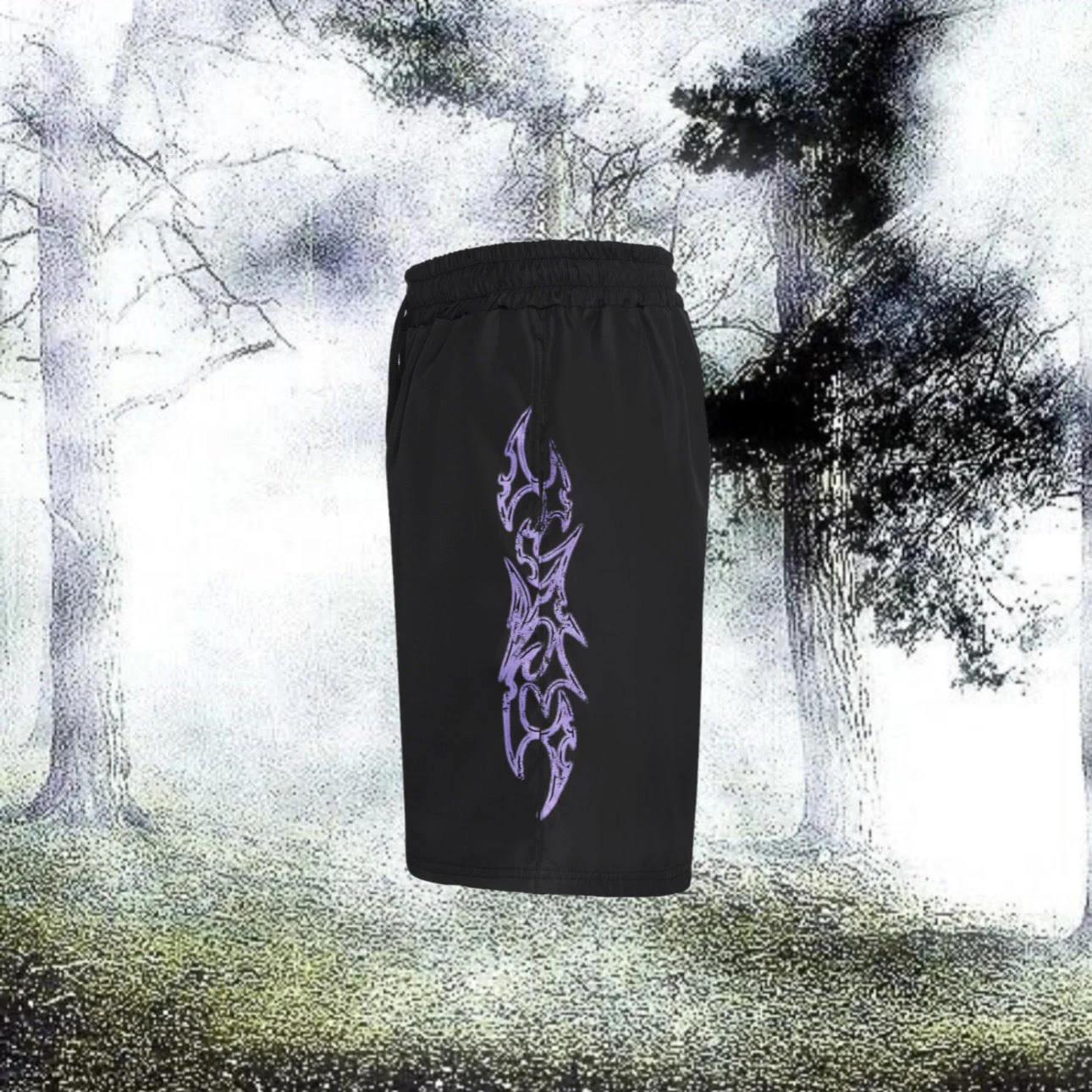 "CHAOS" parachute shorts - Image 3