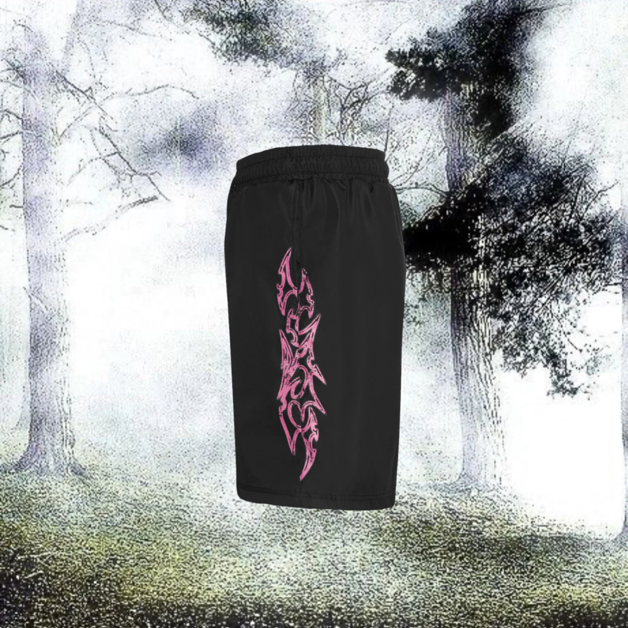 "CHAOS" parachute shorts - Image 4