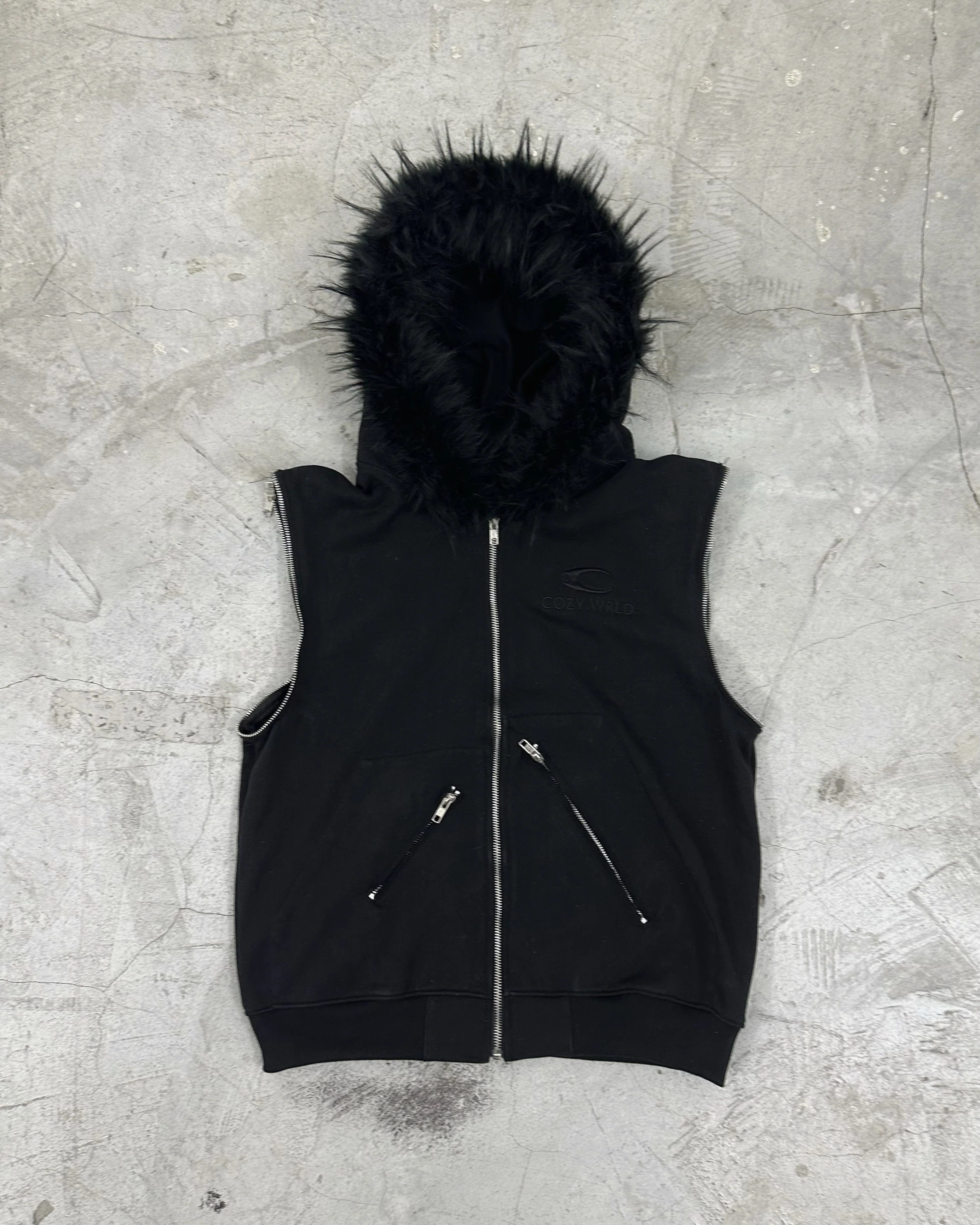 COZY FAUX FUR HOODZIP - Image 3