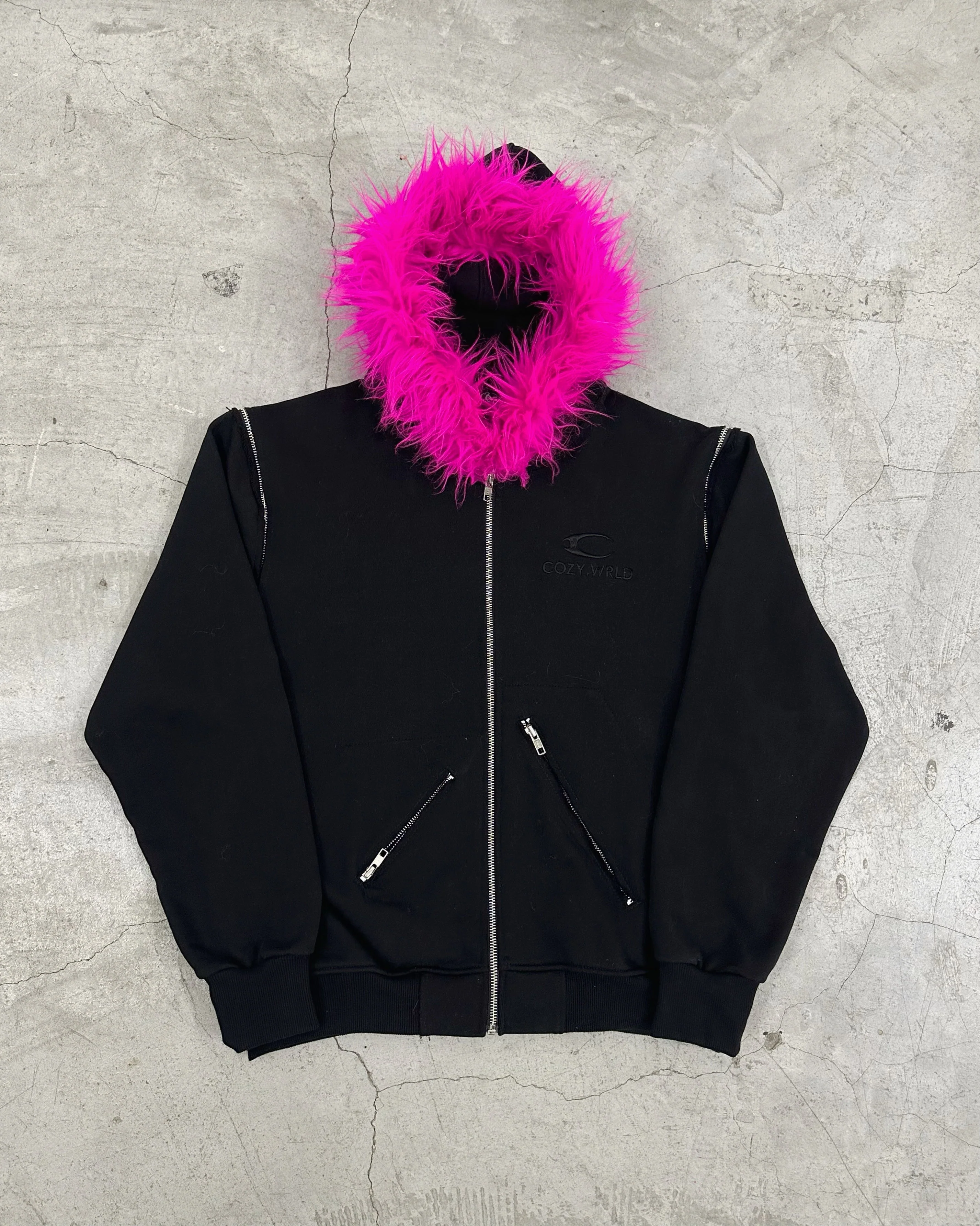 COZY FAUX FUR HOODZIP - Image 5