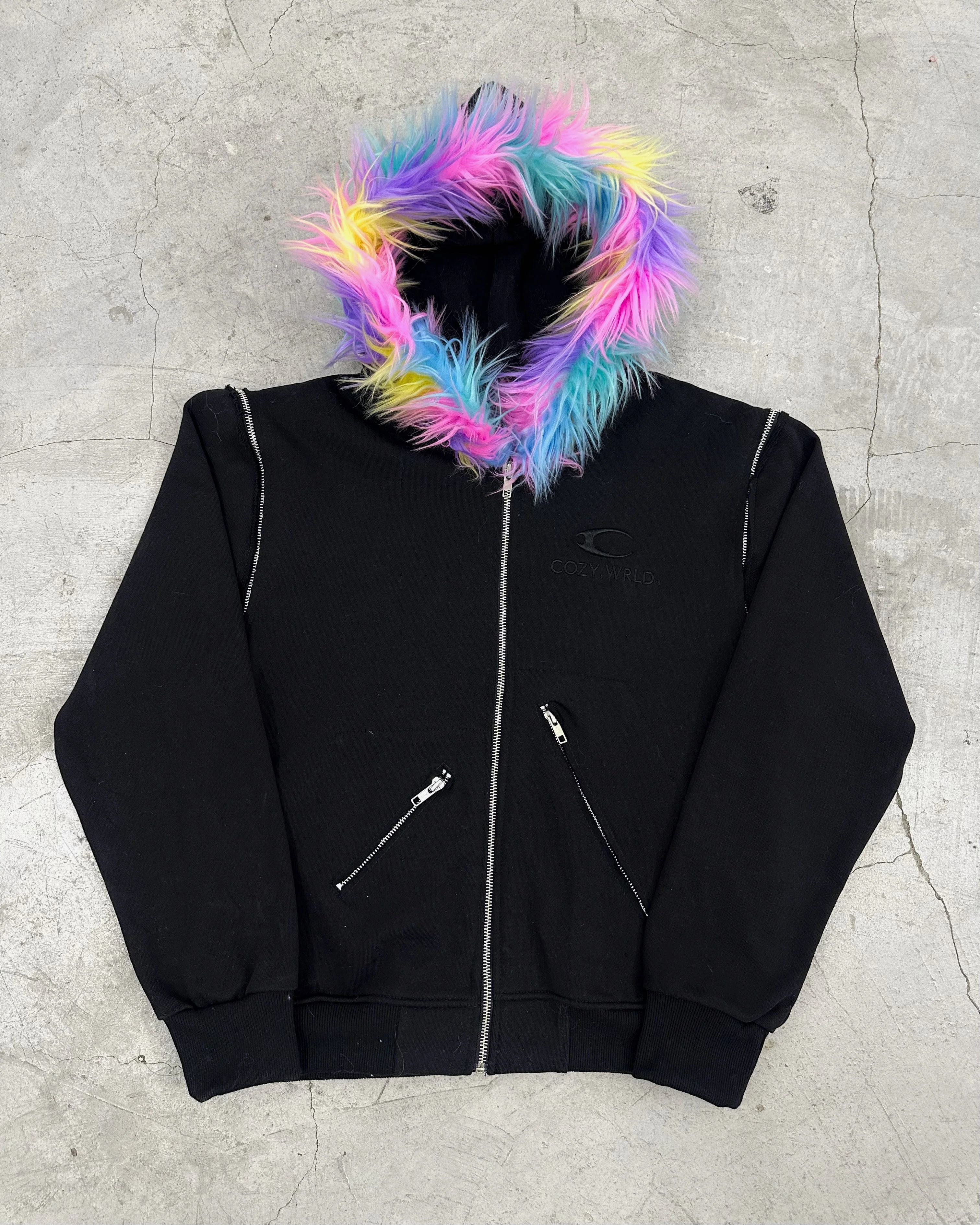 COZY FAUX FUR HOODZIP - Image 6