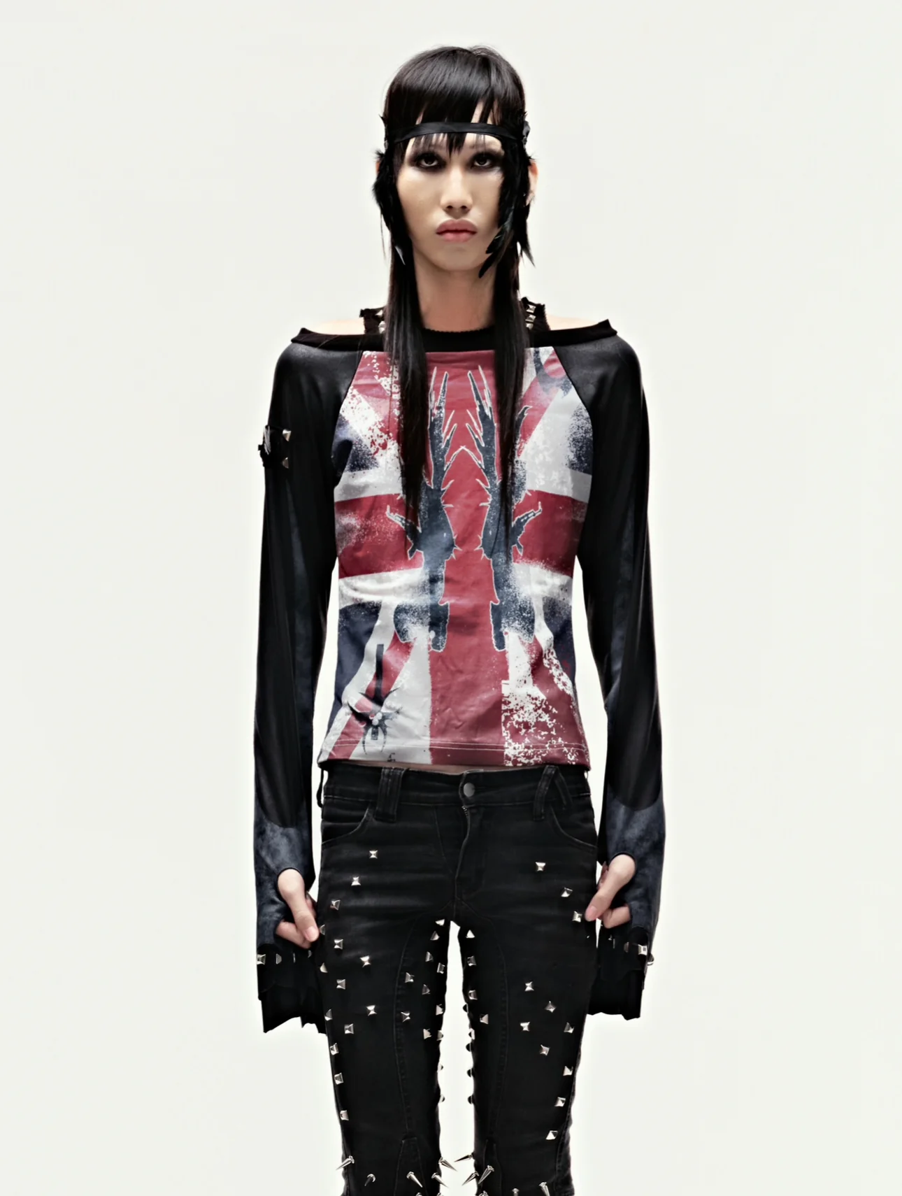 EPL GRUNGE LEATHER LONGSLEEVE - Image 5
