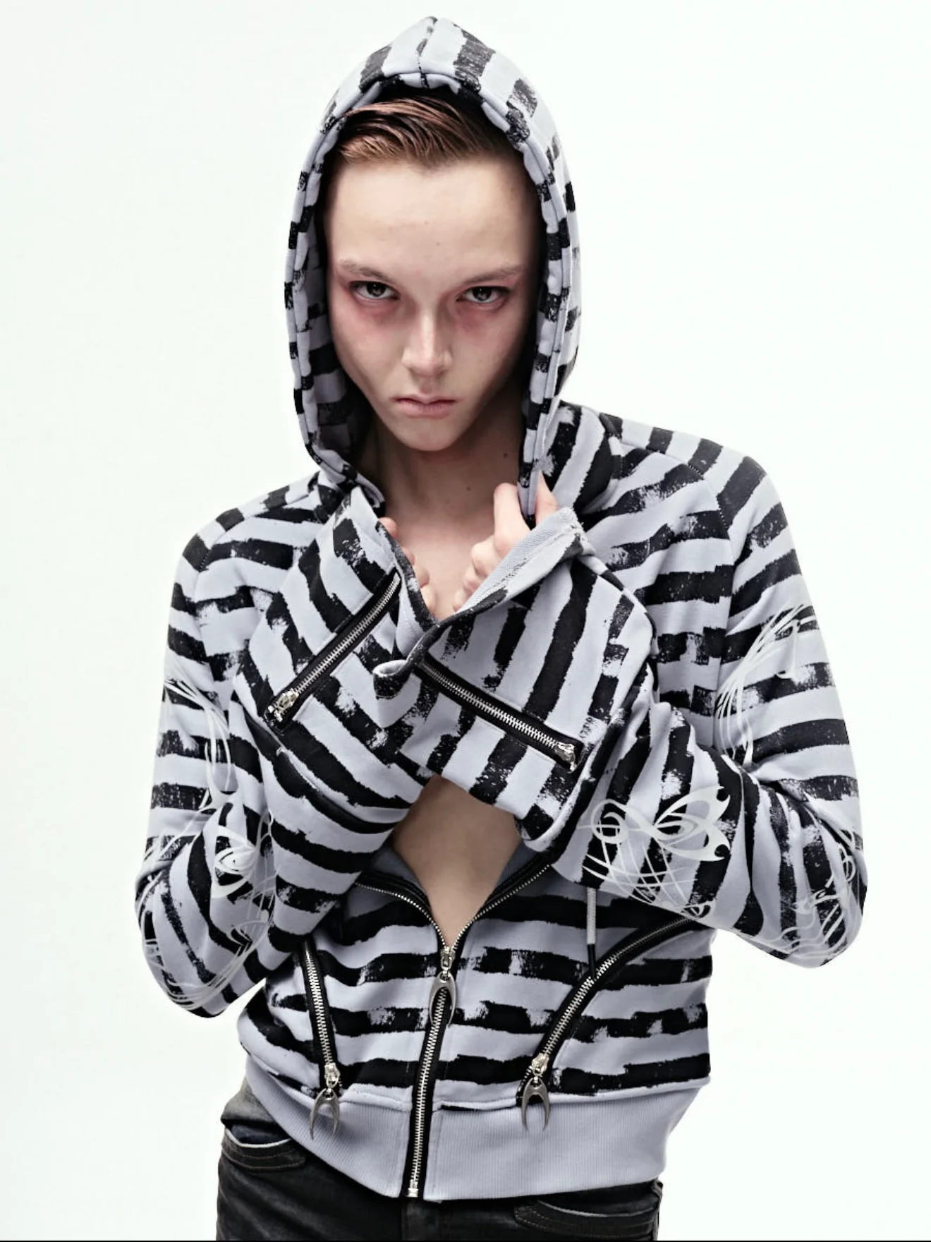 EPL STRIPPED HOODZIP - Image 5
