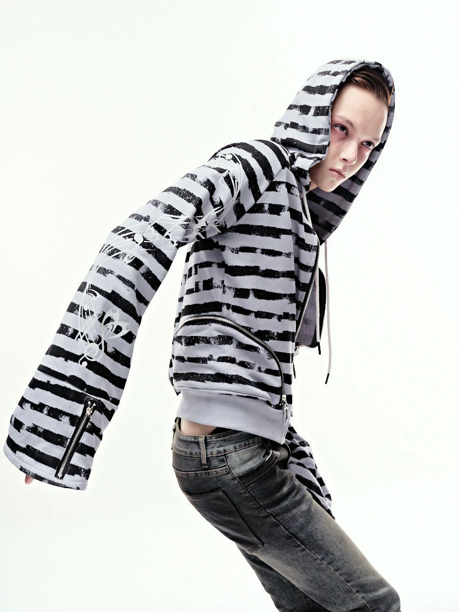 EPL STRIPPED HOODZIP - Image 6