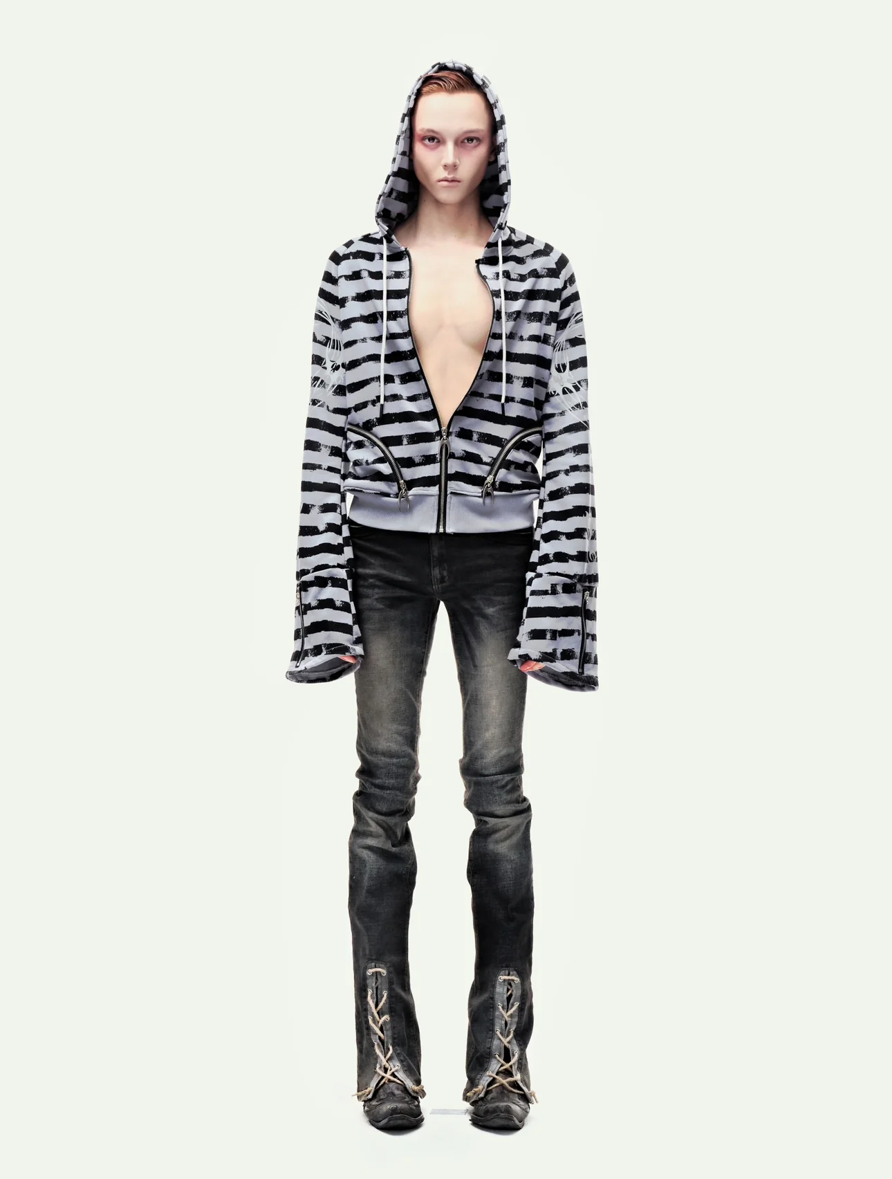 EPL STRIPPED HOODZIP - Image 9