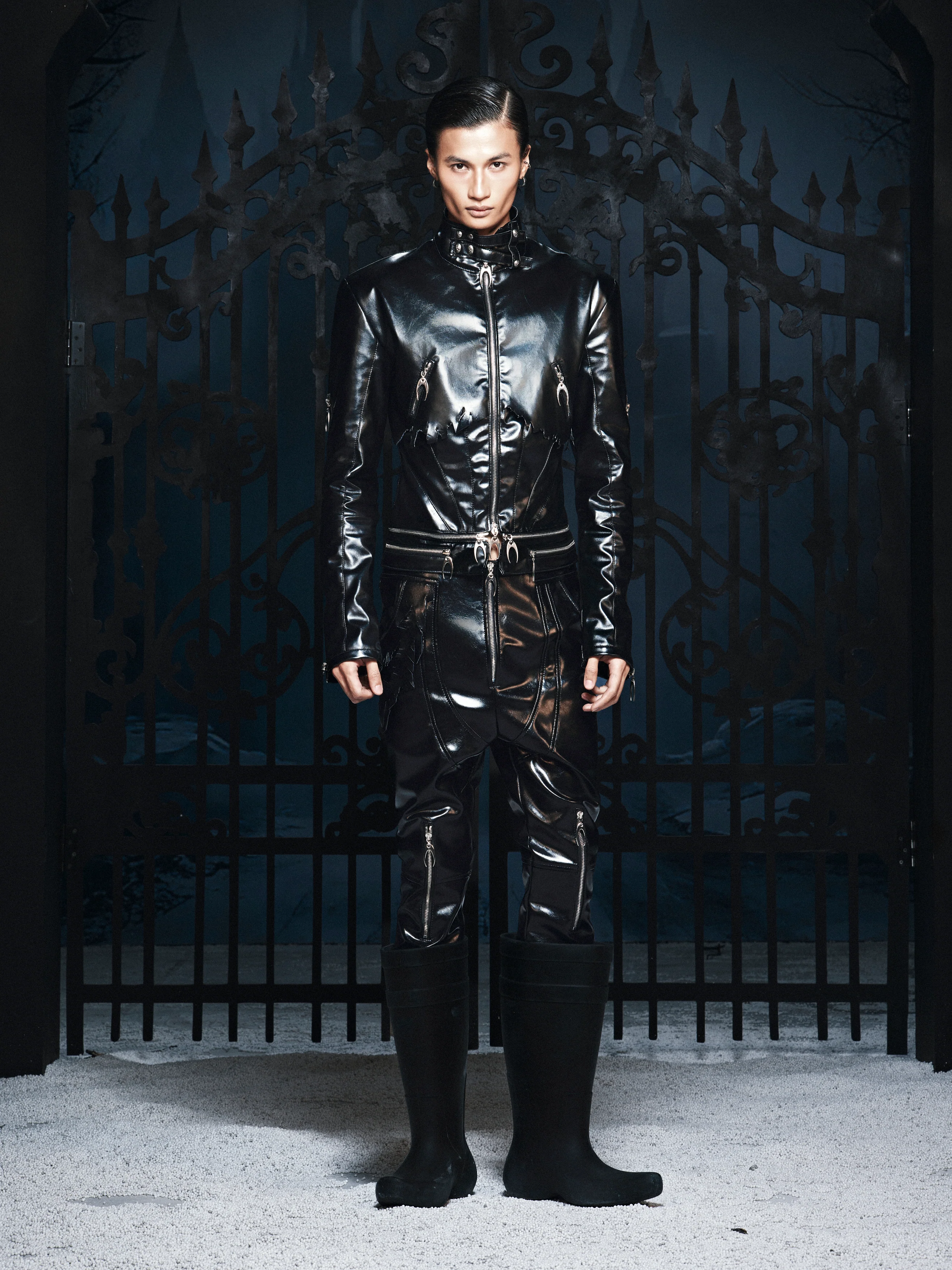 SL Black Vanguard Leather Jacket - Image 6