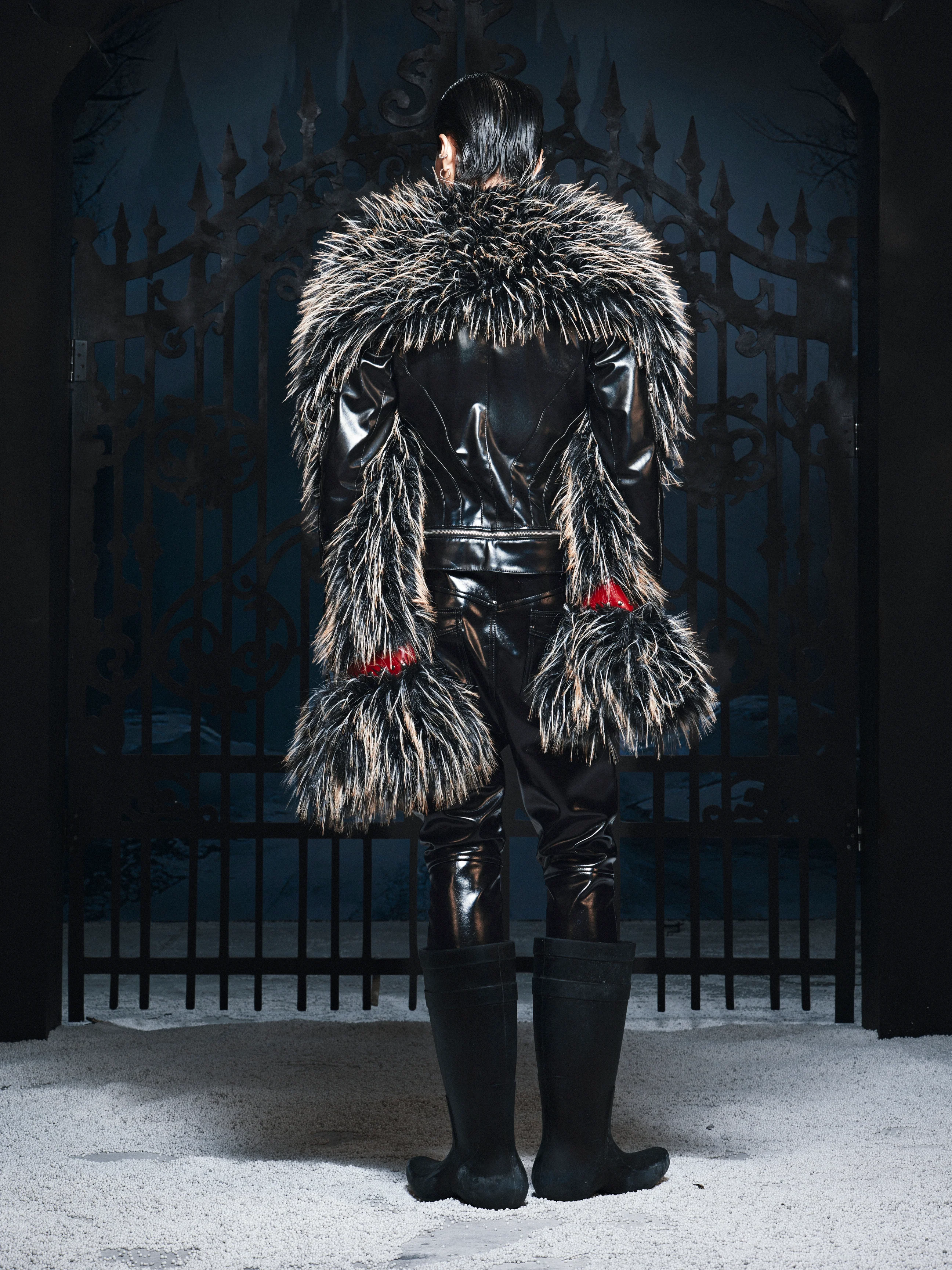 SL Black Vanguard Leather Jacket - Image 5