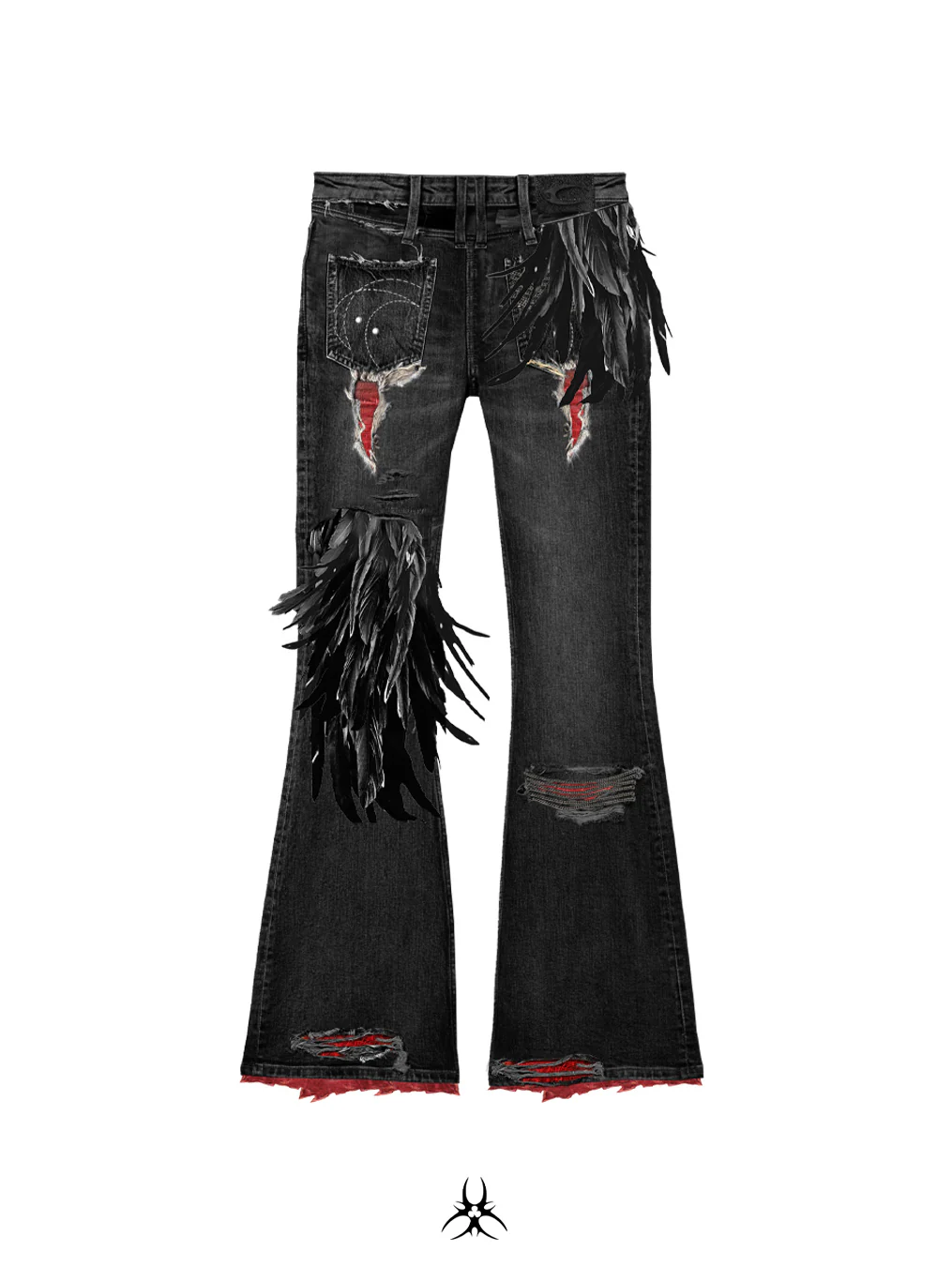 SL Bloodfeather Flare Jeans - Image 2