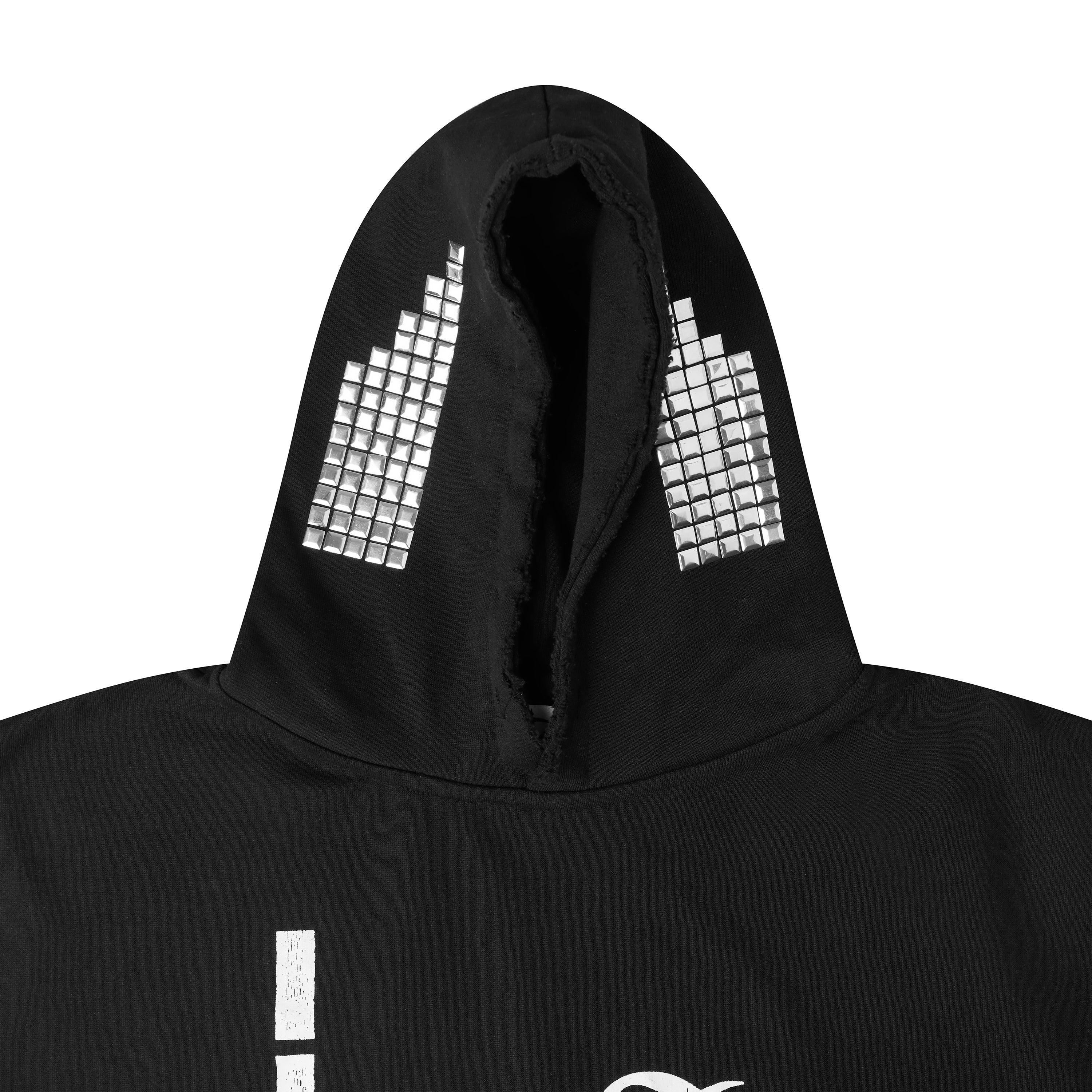 "TECH B0Y" STUDDED HOODIE - Image 3